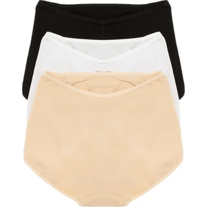 Magic Form Kadın Penye Yüksek Bel 3lü Külot