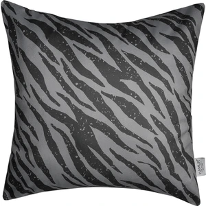 Dekoratif Yastık Kırlent Kılıfı Çift Taraflı Zebra KR06 Kahverengi