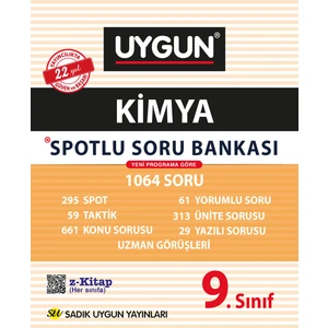 Sadık Uygun Yayınları 9. Sınıf Kimya Spotlu Soru Bankası