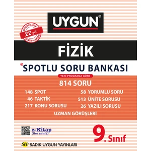 Sadık Uygun Yayınları 9. Sınıf Fizik Spotlu Soru Bankası