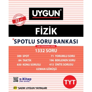 Sadık Uygun Yayınları YGS Spotlu Soru Bankası Fizik