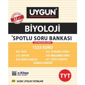Sadık Uygun Yayınları YGS Biyoloji Spotlu Soru Bankası - Özcan Gündüz