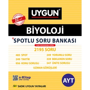 Sadık Uygun Yayınları LYS Spotlu Soru Bankası Biyoloji