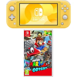 Nintendo Switch Lite Konsol Sarı + Nintendo Super Mario Odyssey Switch Oyun