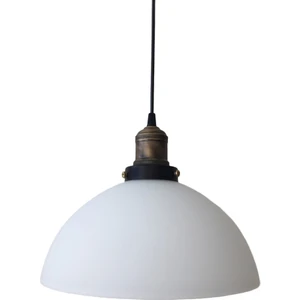 Mutfak Opal Camlı Retro Sarkıt Avize Eskitme Askı 29 cm