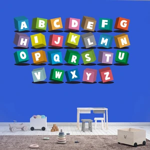 Kt Decoration 3D Harfler Çocuk Odası Duvar Sticker