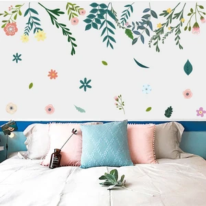 Kt Decoration Taze Ağaç Yaprakları Oturum Odası Modern Duvar Sticker