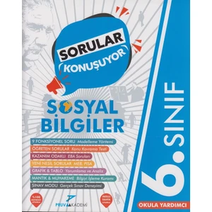 Pruva Akademi 6. Sınıf Sosyal Bilgiler Sorular Konuşuyor Soru Bankası