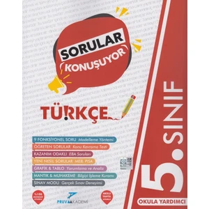 Pruva Akademi 5. Sınıf Türkçe Sorular Konuşuyor Soru Bankası