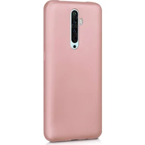 Matte Silicone Oppo Reno 2Z Kılıf Rose Gold