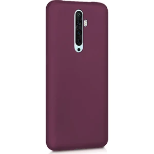 Matte Silicone Oppo Reno 2Z Kılıf Mor