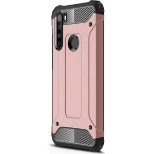 Xiaomi Redmi Note 8T Kılıf Rugged Armor Rose Gold