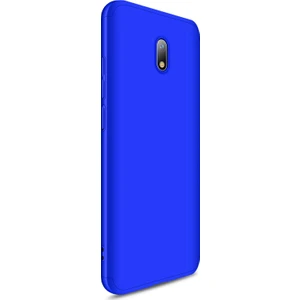 Xiaomi Redmi 8A Kılıf Double Dip 360 Protective Mavi