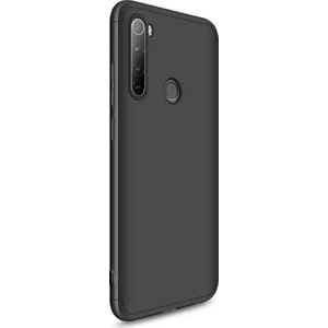 Xiaomi Redmi Note 8 Kılıf Double Dip 360 Protective Siyah
