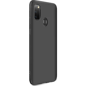 Samsung Galaxy M30s Kılıf Double Dip 360 Protective Siyah