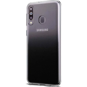 Samsung Galaxy M40 Kılıf Transparent Soft Beyaz