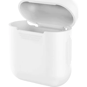 Apple AirPods 1. Nesil/2. Nesil Mat Silikon Kılıf Beyaz