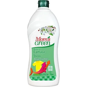 Mom's Green Bitkisel Çamaşır Suyu - Beyaz Çiçekler - 1 lt
