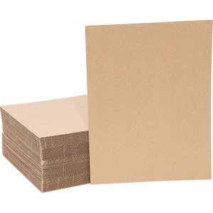 70x100cm 3mm Oluklu Mukavva Karton 12'li Paket Ödev Kartonu - Proje Kartonu