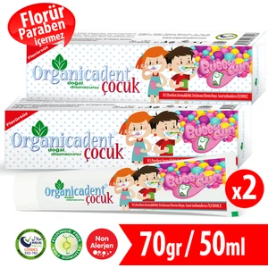 Florürsüz Doğal Çocuk Diş Macunu 50 ml x 2