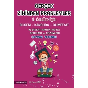 1. Sınıf Gerçek Zihinden Problemler Bilsem-Kanguru-Olimpiyat Kitabı