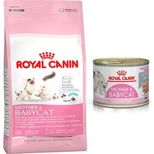 Royal Canin Mother & Baby Kitten Yavru Kedi Maması 2 kg + Royal Canin Mother & Baby Yavru Kedi Konservesi 195 gr