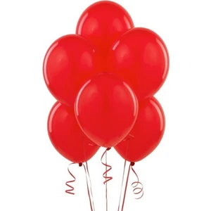 Metalik Kırmızı Balon 20 Adet