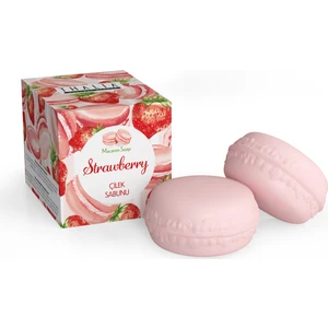 Çilek Macaron Sabunu - 100 gr