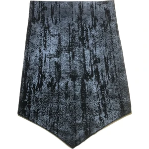 Home Fabrik Kadife Runner Siyah-Gümüş