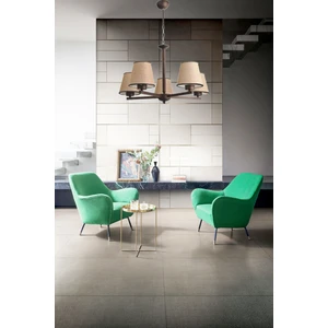 Roy Aydınlatma 0043977 5 Li Avize Camlı Pastel Abajur K.rengi Avize