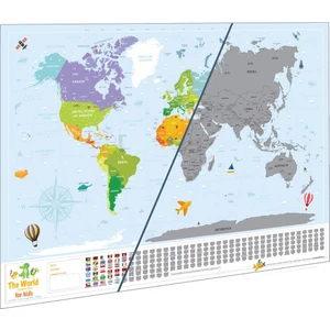 Scratch Map Kids Eyaletli Kazınabilir Çocuk Haritası