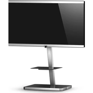 PL 2710 Blk Slv 39'' - 65" Televizyon Monitör LCD & LED Tv Sehpası ( Siyah - Gümüş )
