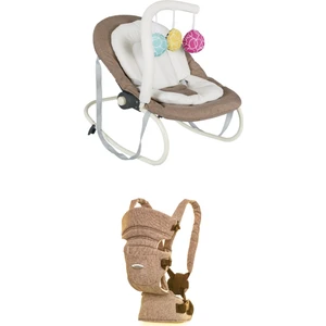 Elite Lüx 2'li Set-Ana Kucağı ve Kanguru Kahverengi
