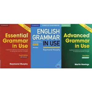 Cambridge University Press Essential Grammar in Use + English Grammar in Use + Advanced Grammar in Use + With Answers + CD