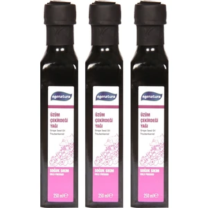 Üzüm Çekirdeği Yağı 3X250 ml - Cam Şişe