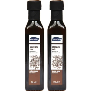 Çörek Otu Yağı 2X250 ml - Soğuk Sıkım & Cam Şişe