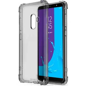 Galaxy J8 Crystal Fit Kılıf Smoke Black
