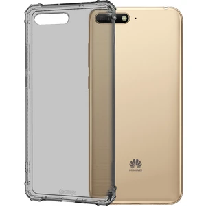Huawei Y6 2018 ile Uyumlu Crystal Fit Kılıf Smoke Black