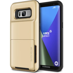 VRS Design Galaxy S8 Damda Folder Kılıf Shine Gold