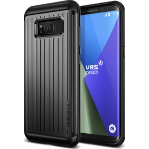 VRS Design Galaxy S8 Waved Hard Drop Kılıf Waved Waved Dark Silver