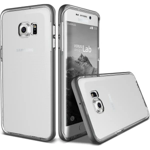VRS Galaxy S6 Edge Plus Crystal Bumper Kılıf Steel Silver