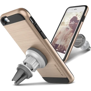 VRS iPhone 6 / 6S Magnetic Flat Series Kılıf Shine Gold