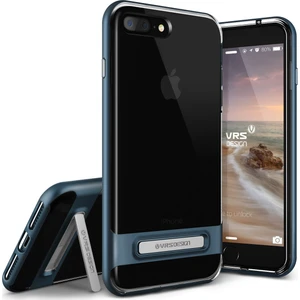 VRS Design iPhone 8 Plus / 7 Plus Crystal Bumper Kılıf Steel Blue