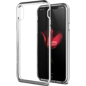 VRS iPhone X Crystal Bumper Kılıf Satin Silver