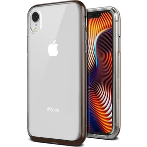 VRS iPhone XR Crystal Bumper Kılıf Brown