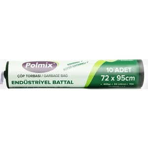 Endüstriyel Battal Çöp Torbası 72 x 95 cm 6'lı
