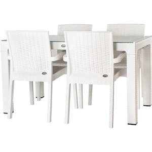 Passion 0941 80x140 Raddan Trend Lüx Camlı Masa Seti