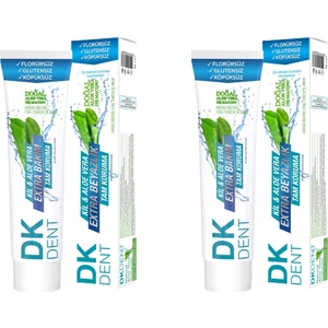 Dk Dent Aloe Vera Doğal Diş Macunu 75 ml x 2 Adet