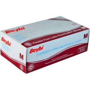 Pudralı Lateks Eldiven 100'LÜ Medium (M)