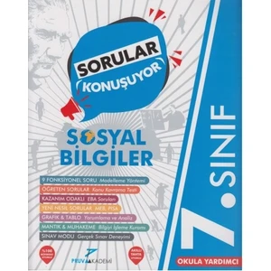 Pruva Akademi 7. Sınıf Sosyal Bilgiler Sorular Konuşuyor Soru Bankası